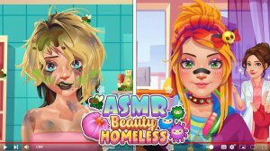 ASMR Beauty Homeless: Hygiene & Makeover Game
