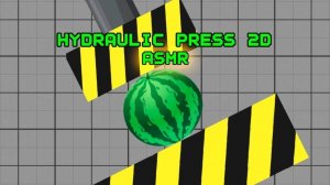 Hydraulic Press 2D ASMR - Satisfying Crushing Game