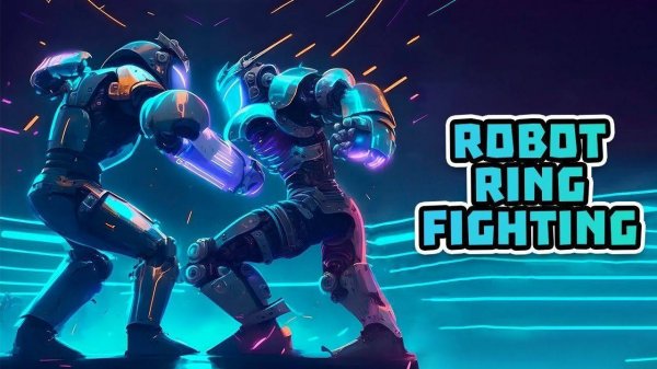 Robot Ring Fighting: Mech Brawler Game Arcade Game