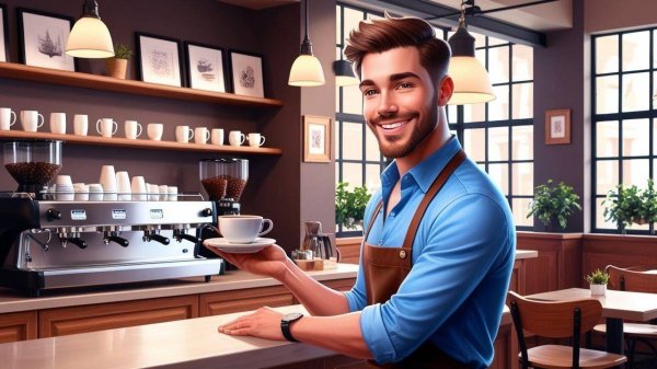 Cafe Owner Business Simulator: Restaurant Tycoon Game