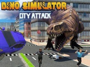 Dino Simulator City Attack: Prehistoric Adventure Game