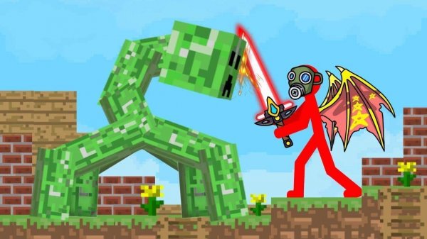 Stickman Mega Boss: Battles Online Arcade Game