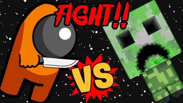 Among vs Creeper: Space Adventure Online Game