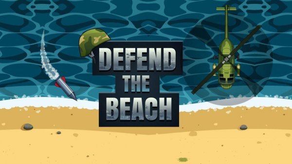 Defend The Beach Typing Game Online