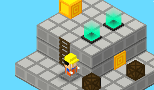 Sky Platform Box Puzzle