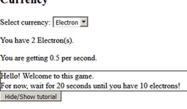 Very Boring And Incomplete Idle Game Online Idle Game